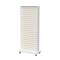 Exhibidor De Dos Caras Panel Ranurado 60x40x160