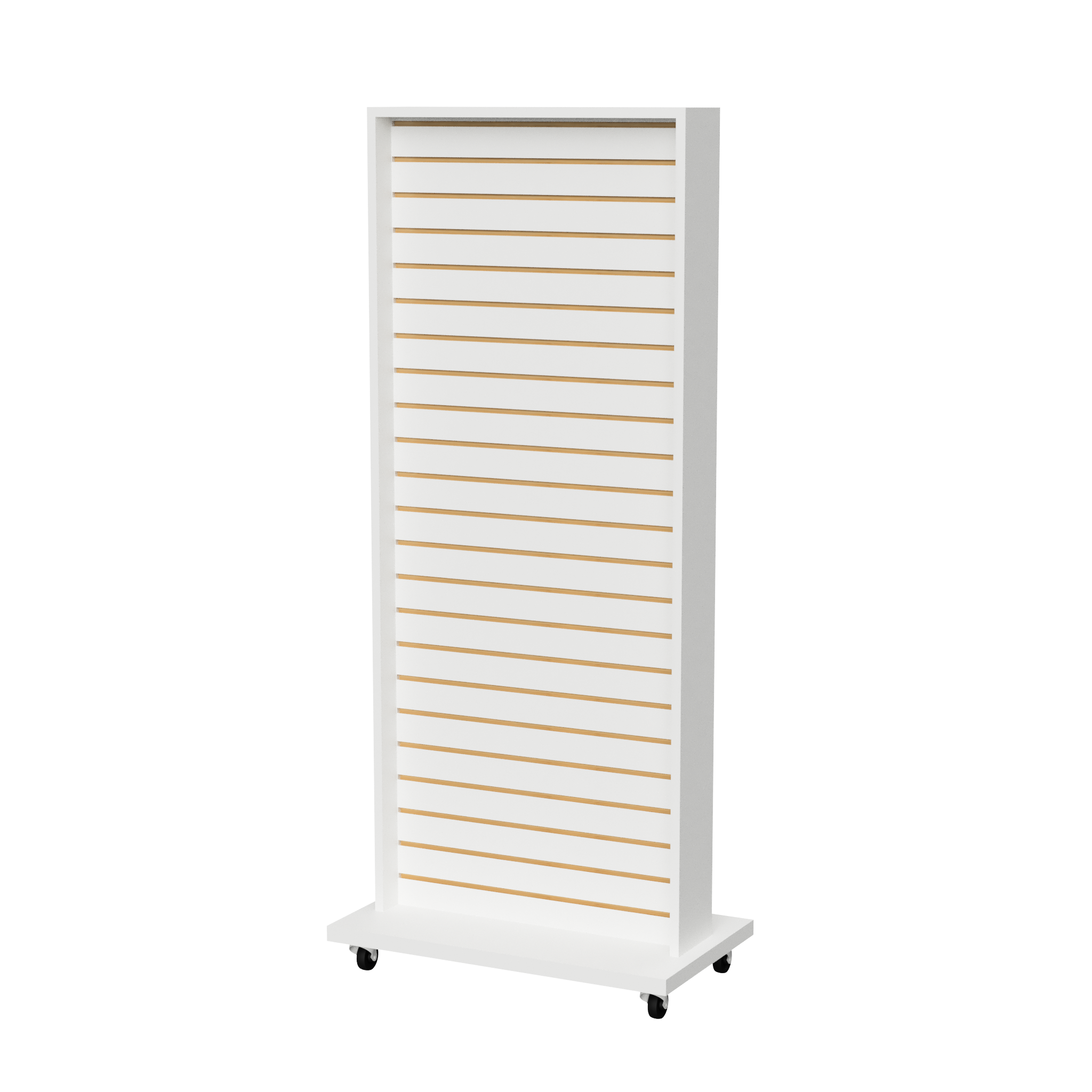 Exhibidor De Dos Caras Panel Ranurado 60x40x160