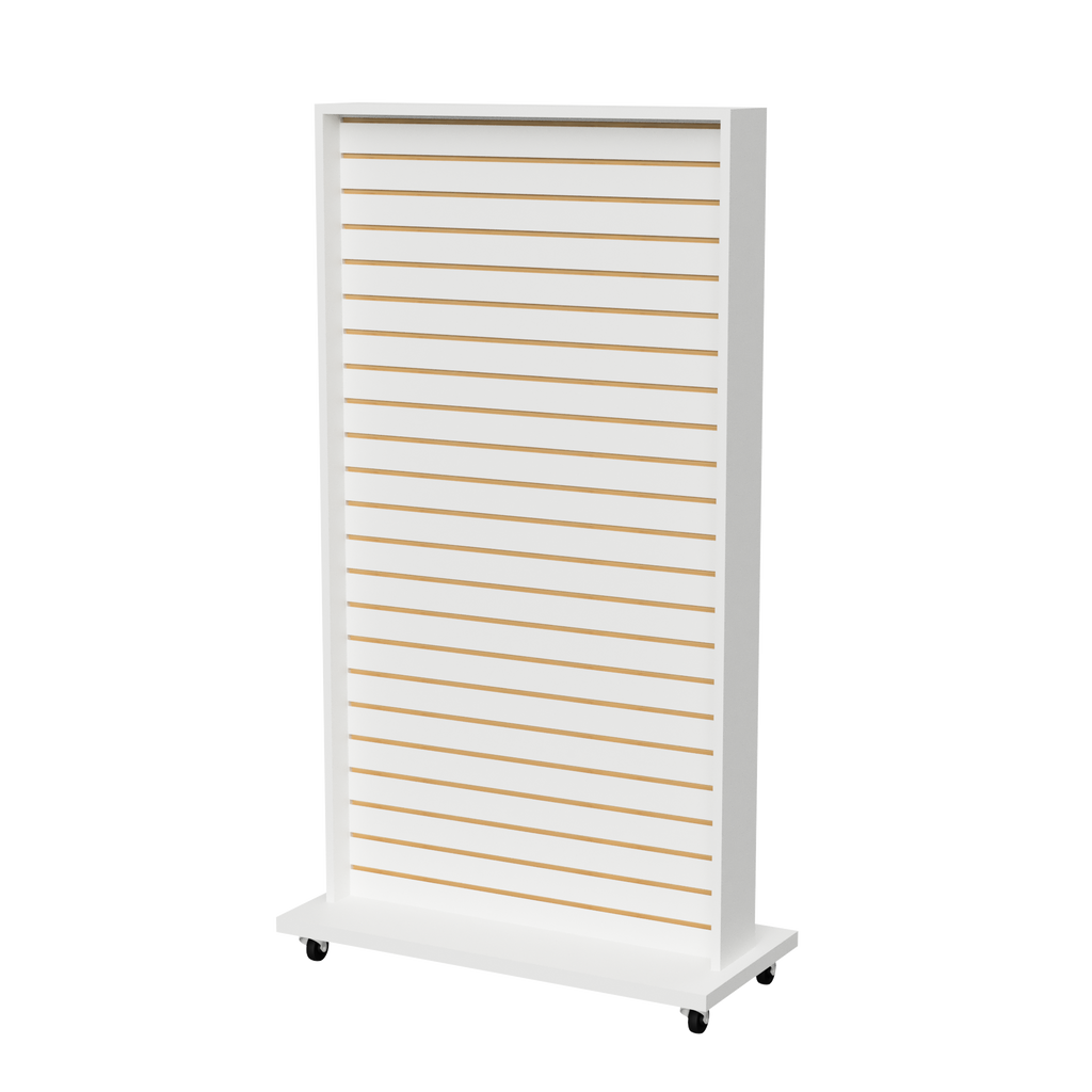 Exhibidor De Dos Caras Panel Ranurado 80x40x160