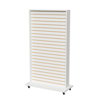 Exhibidor De Dos Caras Panel Ranurado 80x40x160