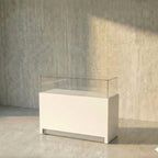Vitrina Mostrador Cúpula Con Bodega 126x43x110cm