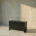 Vitrina Mostrador Cúpula Con Bodega 126x43x110cm