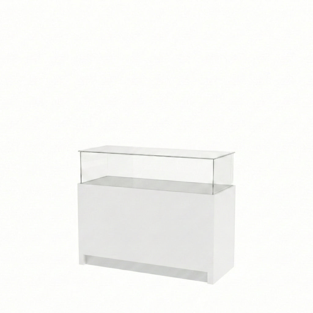 Vitrina Mostrador Cúpula Con Bodega 126x43x110cm