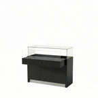 Vitrina Mostrador Cúpula Con Bodega 126x43x110cm