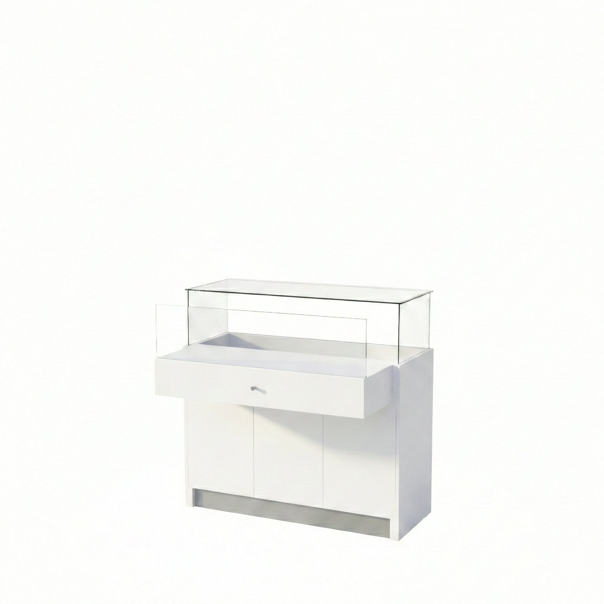 Vitrina Mostrador Cúpula Con Bodega 106x43x110cm