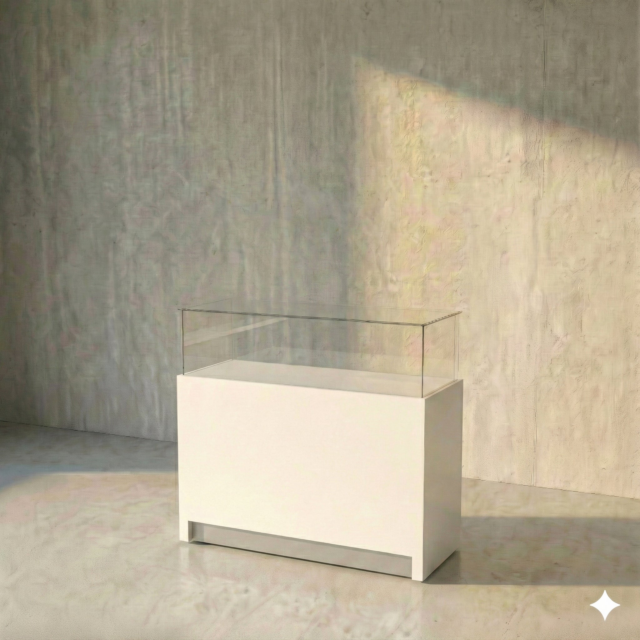 Vitrina Mostrador Cúpula Con Bodega 106x43x110cm