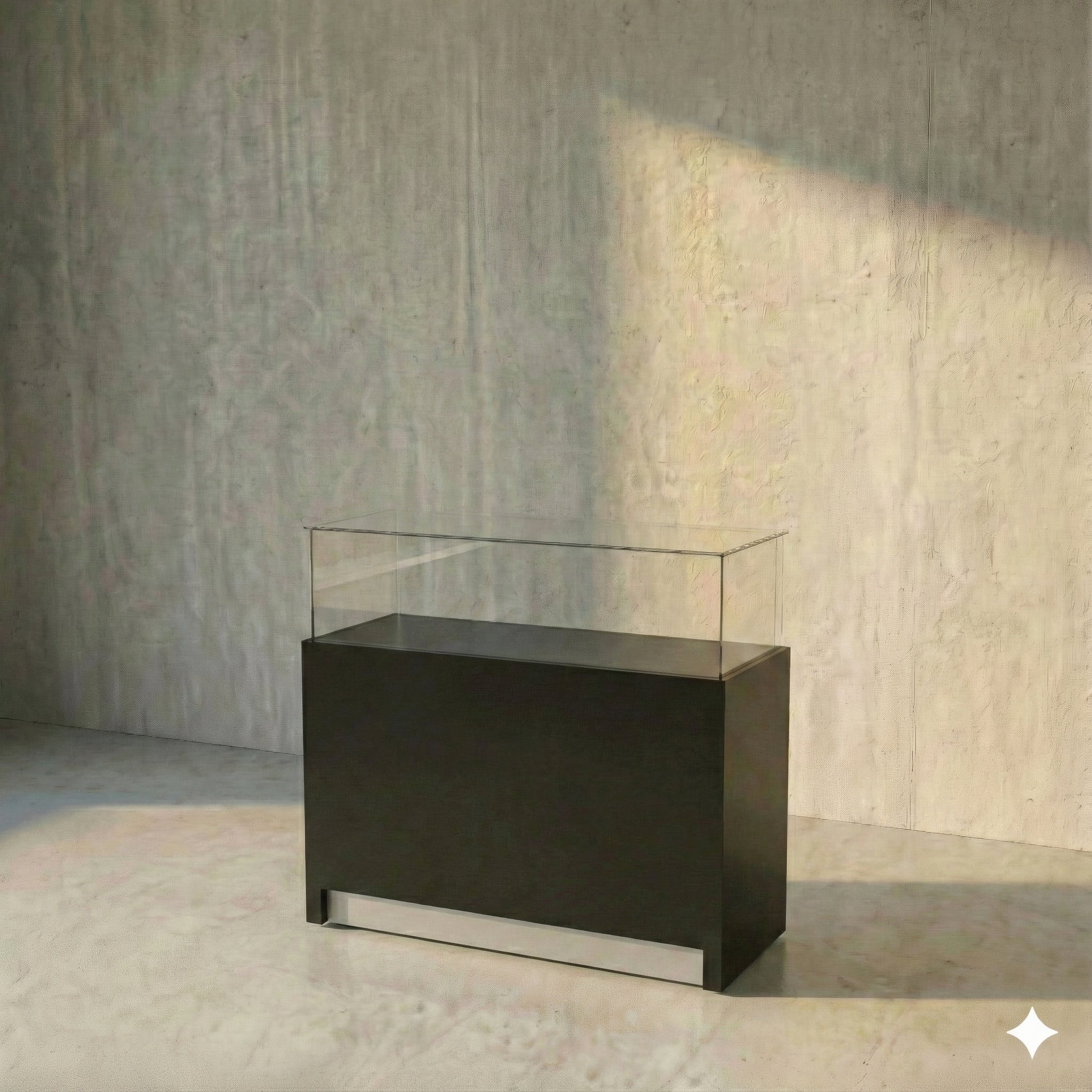 Vitrina Mostrador Cúpula Con Bodega 106x43x110cm