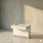 Vitrina Mostrador Cúpula Con Bodega 106x43x110cm