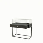 Vitrina Mostrador Cúpula Con Base Metálica 126x43x110cm