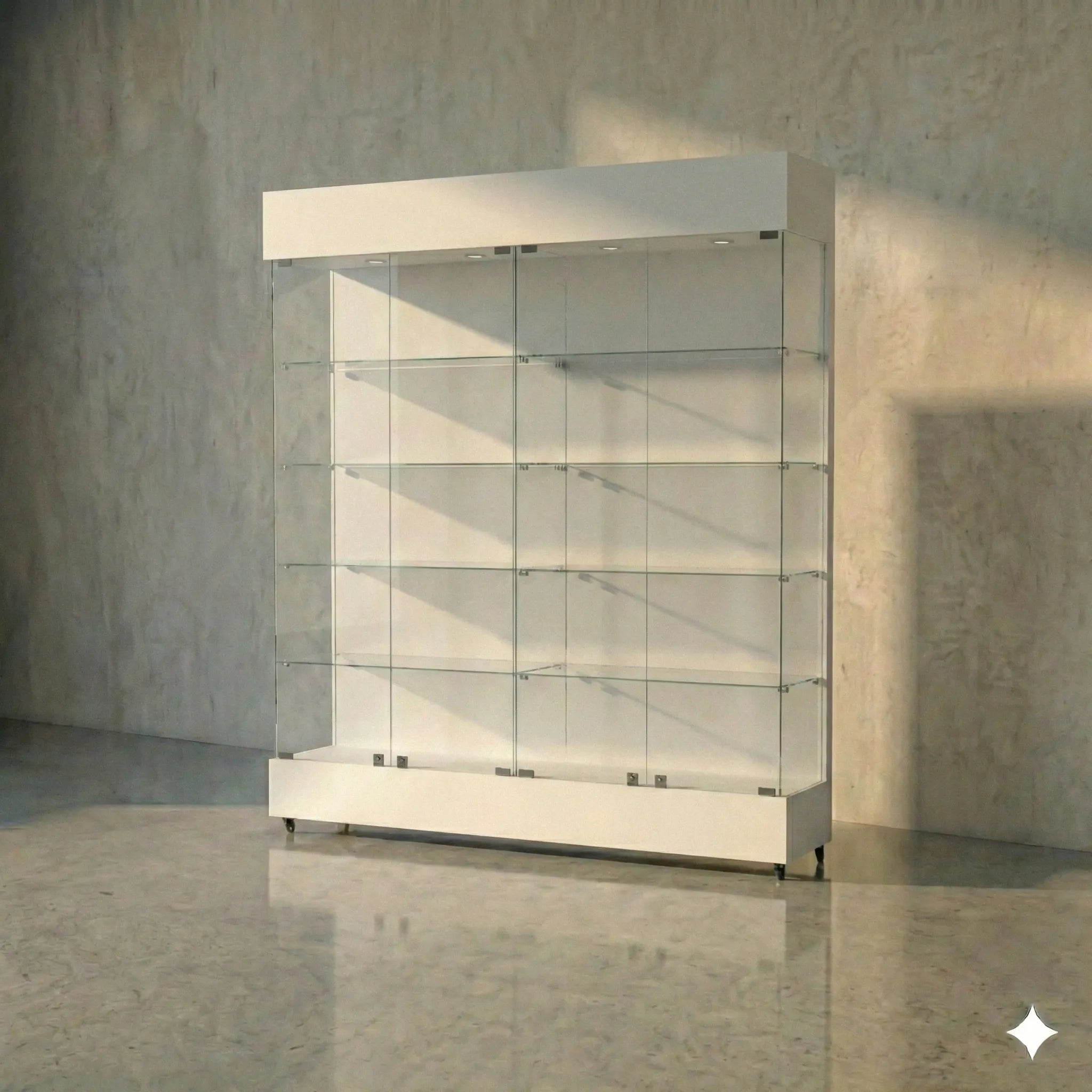 Vitrina Mural Con Repisas Para Exhibición 150x40x196cm