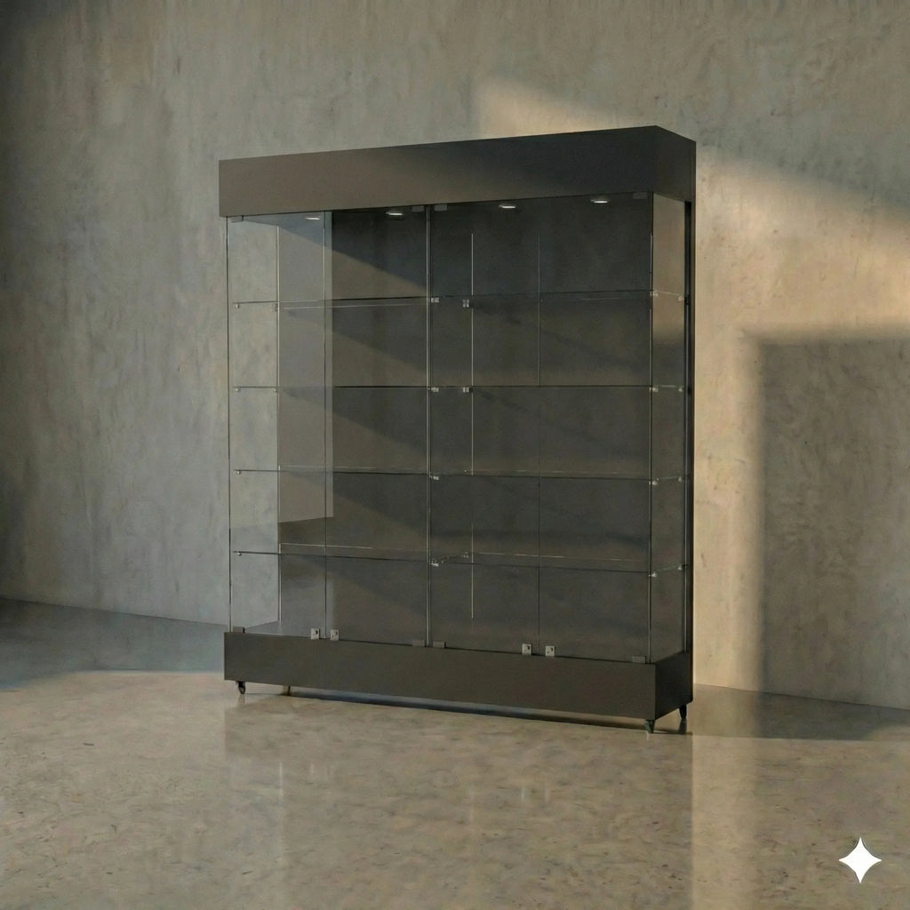 Vitrina Mural Con Repisas Para Exhibición 150x40x196cm