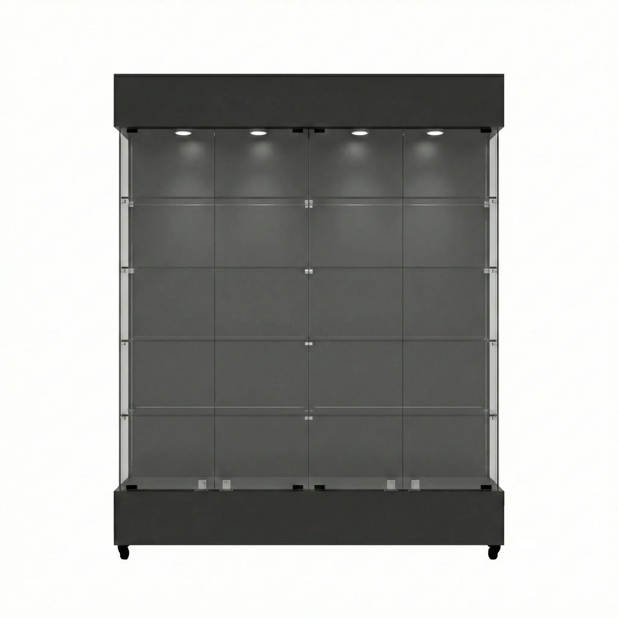 Vitrina Mural Con Repisas Para Exhibición 150x40x196cm