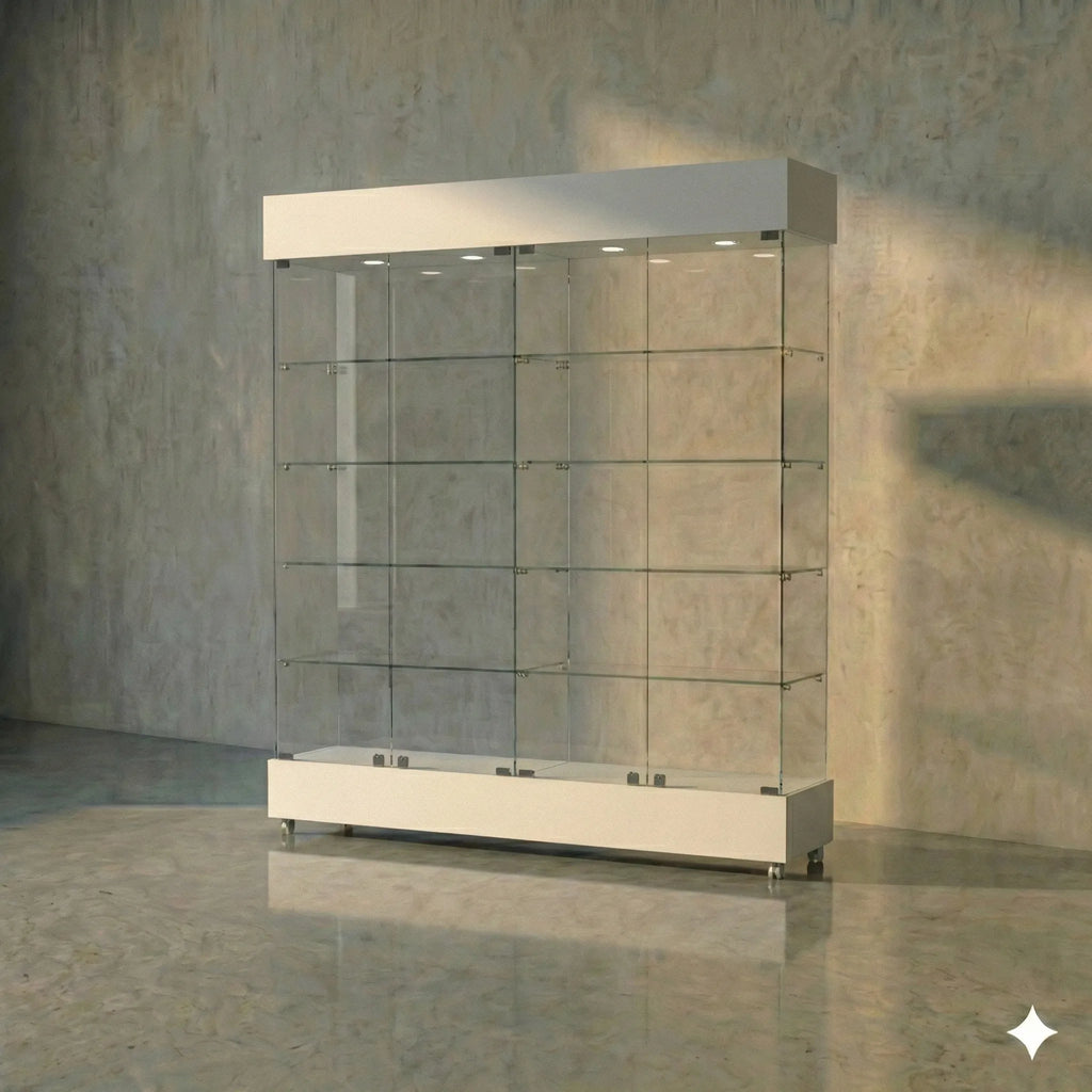 Vitrina Panorámica Para Exhibición  150x40x196cm